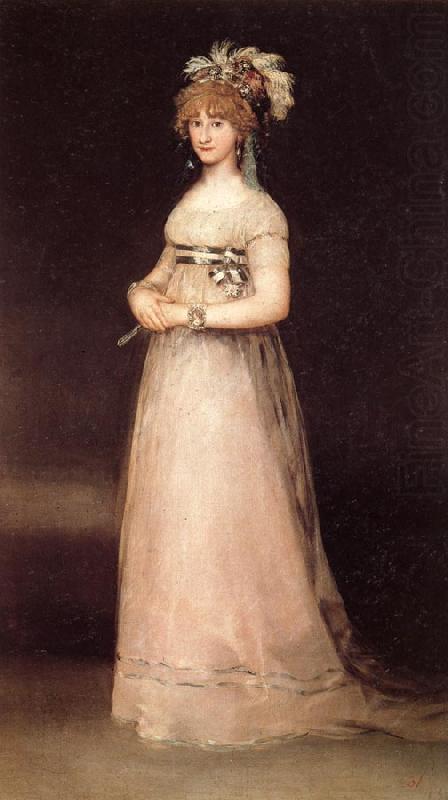 Francisco Goya Full-length Portrait of the Countess of Chinchon china oil painting image